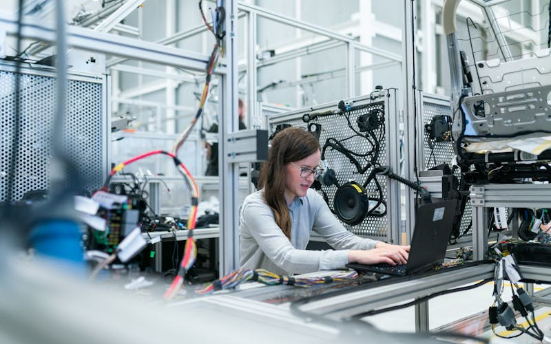Photo by ThisIsEngineering: https://www.pexels.com/photo/photo-of-female-engineer-working-on-her-workspace-3862632/